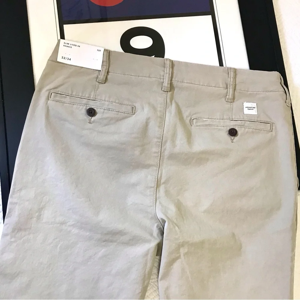 NWT American Eagle Lived In Khakis 32x33
